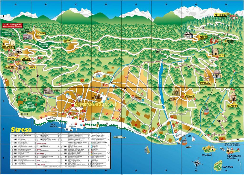 Appartamento Via De Vit Stresa Esterno foto